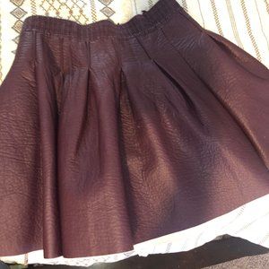 H&M Pleather skirt